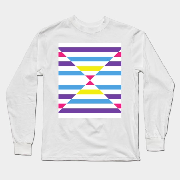 triangle pattern Long Sleeve T-Shirt by beleafcreativ